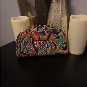 Vera Bradley Multicolor Paisley Clutch